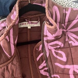 Patterned dolman jacket